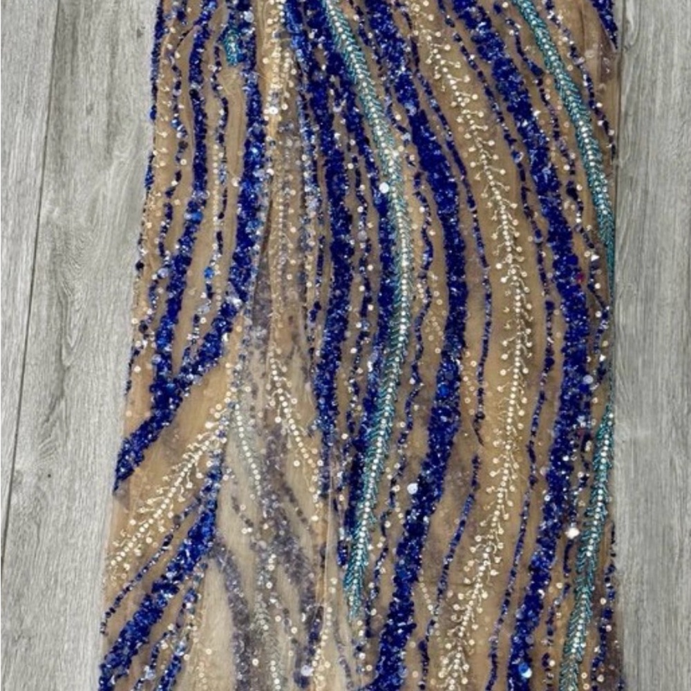 Albina Dyla corset beaded strapless dress - Picture 4 of 10